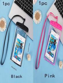 3/2/1 Pcs Waterproof Phone Case, PVC Transparent Luminous Waterproof Phone Pouch, Casual Waterproof Phone Bag, Suitable For Swimming, Rafting, Vacation, Beach, Sports, School Supplies, Indoor Swimming In Autumn/Winter, Travel Essential, Holiday Sports Bag, Suitable For Sports & Fitness, Large Capacity Travel Bag, Unisex, Suitable For Vacation, Swimming, Beach - Multicolor - View 18