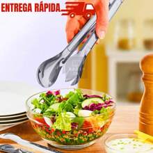 Set Of 36 Stainless Steel Salad Tongs Pasta Noodles Multipurpose Complete Set