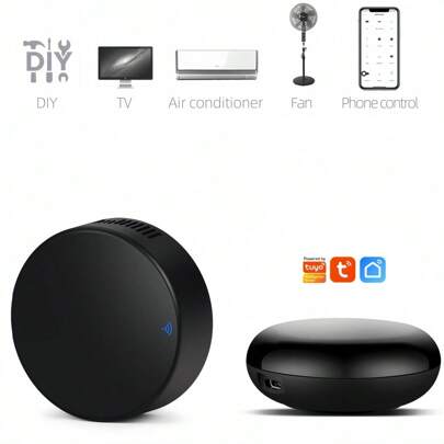 Repetidor de control remoto inteligente WLAN Alexa para dispositivos de vida inteligente, repetidor de infrarrojos, control por voz y a través de la aplicación Smart Life/Tuya, compatible con Echo Home, sin necesidad de batería