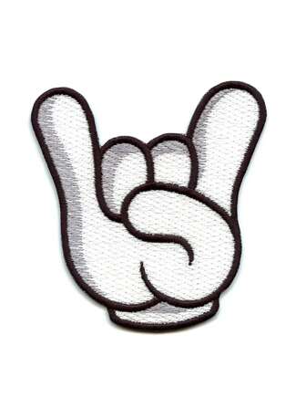 1 件 H-Town 休斯顿德克萨斯白手套刺绣熨烫补丁