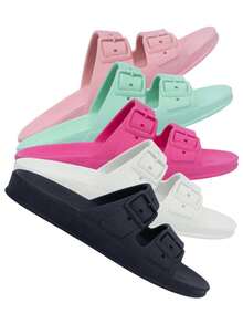 Pópidí Children's Flip-Flops, Papete Sandals, Girls 12.46S - 黑色 - 查看 8