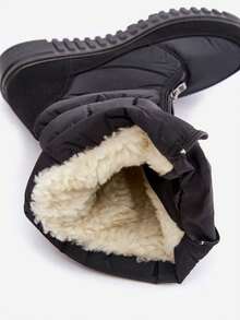 Women's Fashionable Versatile Casual Outdoor Snow Boots, Winter - Black - View 8