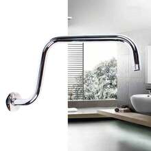 12 Inch Electroplated Shower Arm, Capable Of Extending The Shower Head Horizontally By 12 Inches And Raising It 5.71 Inches, Wall Mounted Shower Arm - Silver - View 3