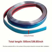 Car Trim Strip Window Chrome Bright Strip Plating Strip, Add Fashion Brilliance To Your Windows With Silver Chrome Strip, Universal Electroplating Glossy Body Window Edge Anti-Scratch Collision Edge Strip