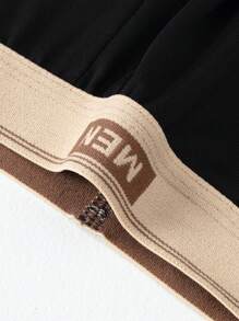 5pcs/Pack Teen Boys' Boxer Briefs, Mid-Rise Trunks For Boys Aged 12-18 Years Old