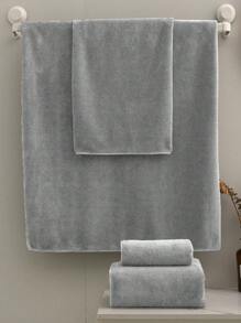 柔软、吸水、不掉毛的珊瑚绒毛巾套装 - 轻盈速干，适合居家、日常使用和情侣使用。可选：1 条 34 英寸 X 75 英寸手巾或 1 条 70 英寸 X 140 英寸浴巾或 1 条 40 英寸 X 80 英寸大手巾或 1 条 90 英寸 X 170 英寸大浴巾，适用于美容院、酒店运动、家居必需品、毛巾、护肤等场合。