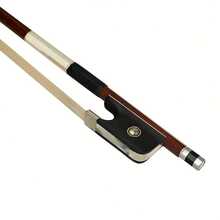 High-Quality Violin Bow, Full Size, Made Of Rosewood And Horsehair, Suitable For Violin Enthusiasts, Available In Sizes From 1/8 To 4/4, Ideal For Daily Practice And Performance, Essential Violin Accessory, Traditional Style Design, Classic Appearance, Natural Wood Grain, Antique Musical Instrument Accessory, Professional Musician Use, Durable Material, Replaceable Bow - Violin Sandalwood Bow - View 6