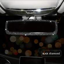 Vỏ gương chiếu hậu ô tô trang trí đá giả kim cương, Phụ kiện dễ thương sáng tạo cá nhân hóa dành cho phụ nữ - Một cỡ - Xem 8