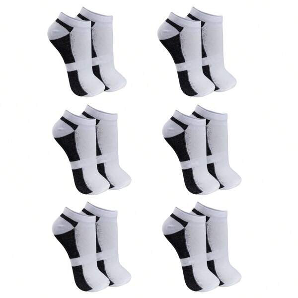 Meias Dallf Kit 6 Pares Meias Soquete Masculina Algodão Confortavel Dallf