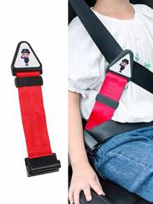 Arnés de coche ajustable para niños, correa de cinturón de seguridad antirroces con protección para el cuello, limitador de poliéster fácil de usar para jóvenes