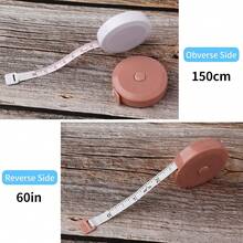 Mini Soft Ruler, Body Measuring Tape Retractable, Fabric Sewing Tailor Cloth Knitting Craft Weight Loss Measurement, Double-Sided