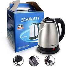 Electric Kettle Water Heater 2 Lts - Silver - View 1