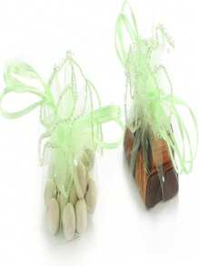 100 piezas Bolsas de regalo redondas de organza, diámetro de 26 cm, atadas en forma de flor, adecuadas para empaquetar regalos de Navidad, bolsas de caramelos de Halloween, bolsas de recuerdos de boda, embalaje de joyas, bolsas de caramelos con cordón. 10 piezas de bolsas de regalo redondas de organza, diámetro de 26 cm, atadas en forma de flor, blancas - para empaquetar regalos de Navidad, bolsas de caramelos de Halloween, bolsas de recuerdos de boda