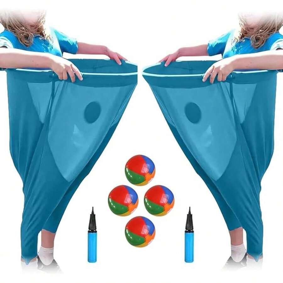 Granny Pants Yard Game, Granny Pants Outdoor Game With Bouncy Balls, Giant Outdoor Recreational Tossing Games, Fun Family Reunion & Adult Yard Games For Groups