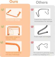 Agility Speed Training Hurdles, Adjustable Agility Training Hurdles For Football, Basketball, Soccer Hurdles Training Equipment Set Of 6 With Bag