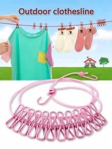 The Portable Travel Clothesline And 12 Clip Expandable Clothing Series Are Essential Cruise Essentials For Both Men And Women's Travel. Dormitory Supplies Are Indispensable For Returning Teachers, And Are The Best Gifts For Male And Female Students, Teachers, Classmates, Colleagues, Friends, Relatives, Lovers, Girlfriends, Parents, Relatives And Friends