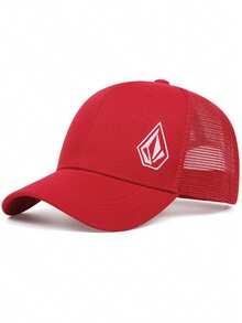 2025 New Diamond Embroidered Men's Street Fashion Hip Hop Hat Street Dance Hat Outdoor Sports Cycling Skateboarding Hat Outdoor Leisure Fishing Sunshade Hat Women's Shopping Travel Daily Life Decoration Hat Breathable Heat Dissipation Net Hat Solid Color Baseball Hat