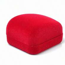 Delicate Elegant Solitaire Ring Pair Kit Refined Stainless Steel Shiny Crystal Stone - 銀色 - 查看 7