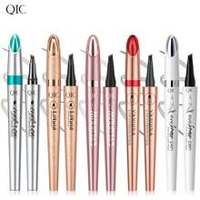 QIC Waterproof Microblading Eyebrow Pen - 4 Split Head, Natural Look Brow Makeup In 4 Colors For All Skin Types - White Tube Multicolor - View 1