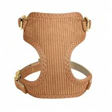 1套天鹅绒蝴蝶结狗项圈和牵引绳套装 - 棕色 - 查看 8