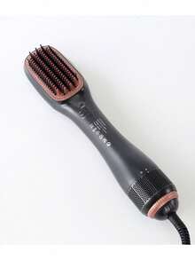 三合一吹风机刷和直发器刷，专业 980W 强力陶瓷电气石离子热风刷，3 种热度/2 种速度设置，一步式吹风机和造型器，适合所有发质 - 英規插(220-240V) - 查看 6