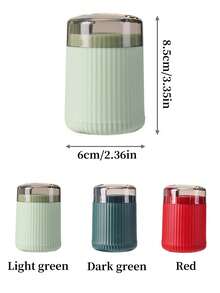 1/2-częściowy automatyczny dozownik wykałaczek Easy-Press – elegancki, plastikowy uchwyt, wysokiej jakości przenośna butelka na wykałaczki typu press, do dekoracji kuchni i jadalni