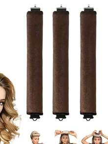 Set de 3 rizadores de pelo sin calor, rulos de espuma para ondas, herramienta de peinado tipo rizado grande para dormir - Multicolor - Ver 9