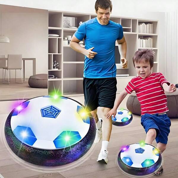 1 Set Balón de fútbol flotante con iluminación LED, balón de fútbol de levitación electrónica, portería de fútbol mini portátil y desmontable, fútbol para interior y exterior, regalo para niños y niñas de 3 a 9 años, regalo de Navidad, otoño e invierno, juego de fútbol, regalo de fútbol, producto deportivo infantil, objetivo de fútbol mini para interior y exterior, juego de entrenamiento de fútbol, regalo ideal para partido de interior y exterior