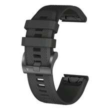 22/20/26mm 快速安装表带兼容 Garmin Tactix 8 47/51mm/Descent G2/Mk3/Mk3i 43/51mm/Enduro 3/2/Fenix8 47/51/43mm/Fenix E/7/7x/7s/5S/5/5X Plus/6S/6/6XPro，适用于 Forerunner965/Quatix 7/7pro/Epix Pro 42MM 的柔软硅胶运动表带 - A - 查看 11