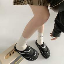 Women Home Slippers - 黑色 - 查看 6