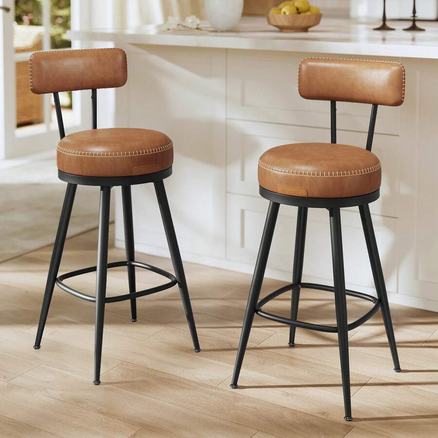 Kitchen Chairs - Brown - View 1