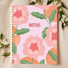 Isabella MG Notebook Pink School Supplies-This Isabella MG Pink Notas Notebook Is Jotting Down Notes, Doodling, Making Lists, And Anything In-Between!Beautifully Designed Pink Cover Features Hand Painted Art By Talented Isabella.About Designer: Isabella MG Is A Latina Owned And Led Stationery All About Cheerful, Lighthearted Cards And Cositas.Cositas, Which Translates To 'little Things' In Spanish, Embodies Not Only Diverse Range Of Fun Items In Our Line But Also Reflects Our Commitment To Offering Products In Both English And Spanish.Isabella Loves To Spread Joy And Help Create Meaningful Moments Through Colorful Art Within Both English And Spanish Speaking Communities... And Have Lots Of Fun While Doing So! - 1 - View 1