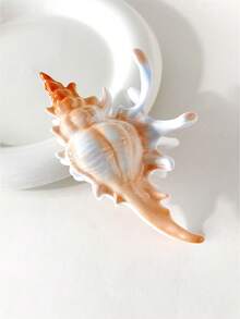 1 件女士贝壳发夹，海滩度假风格，发夹，高端 2025 新款时尚发饰发饰秋季配饰秋冬发夹 - 彩色 - 查看 5