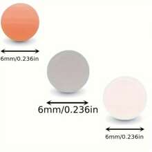 负离子矿物淋浴喷头珠，内含净水过滤石球，直径6毫米，橙色/灰色/白色。兼容过滤淋浴喷头，持久耐用，易于安装，无需电源，用于提升沐浴体验的滤水石 浴室配件 - 彩色 - 查看 11