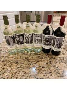 1/5 buah Label Botol Anggur Personalisasi untuk Ulang Tahun ke-30, Hadiah Ulang Tahun ke-30 yang Disesuaikan untuknya, Stiker Ulang Tahun Vintage 1995, Label Ulang Tahun ke-40 dan ke-60, Dekorasi Rumah, Ciptakan Ruang Anda Sendiri, Label yang Dipersonalisasi - MultiWarna - View 4