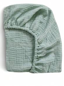 1 tấm ga trải giường cũi trẻ em, chất liệu mềm mại và thân thiện với da, phù hợp với trẻ sơ sinh, dễ giặt và không bị xê dịch, vừa với nệm cũi trẻ em tiêu chuẩn có kích thước 130*70cm - Nhiều màu - Xem 15