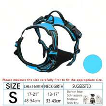 Arnés para perros, arnés para mascotas sin tirón con 2 clips para correa, chaleco acolchado suave ajustable para perros, chaleco reflectante Oxford sin ahogo con asa de control fácil para perros grandes - El chaleco y la cuerda no son un conjunto y deben comprarse por separado