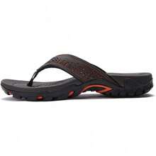 KIIU Mens Thong Sandals Indoor And Outdoor Beach Flip Flop - Brown 81 - View 8