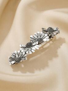 1pc Vintage Metal Butterfly Rhinestone Decor Spring Clip, Women Daily Hairstyle Accessory, Ponytail Hair Clip Gift, Claw Clips