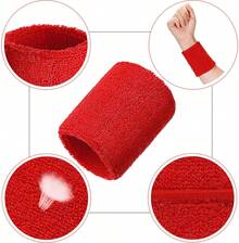 12 Pack Wrist Sweatbands For Men And Women, Sports Wristbands, Tennis Sweatbands, Moisture Wicking Wristband For Working Out, Football, Basketball, Sports