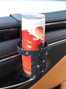 Rhinestone Car Cup Holder, Universal Plastic Beverage Can And Cup Holder, Fits Sedan, Truck And Van Windows - Sparkling Diamond Drink Holder - Multicolor - View 9