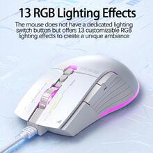 HP G210 Professional Gaming Mouse Macro Programmable Buttons High Precision Optical Sensor Ergonomic Grip Durable Microswitch Game Tool Pink Quiet - Pink Mute - View 5