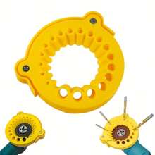 Manual Drill Bit Sharpener Jig For Angle Grinder | Fits 3-12.5mm Bits, No Electricity, Plastic Body & Quick-Release Lock (100mm)