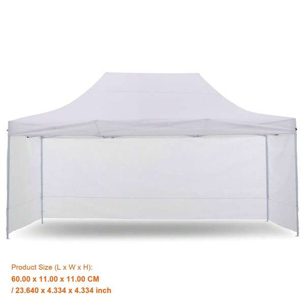 3x4.5m Pop-Up Outdoor White Gazebo Tent Marquee - Portable Event Canopy For Parties, Weddings, And Outdoor Gatherings