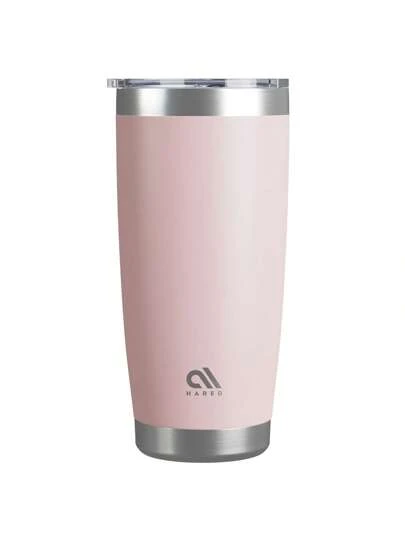 20 盎司辦公室咖啡杯，304 不銹鋼真空保溫杯，帶蓋，水瓶，非常適合冷熱飲品，非常適合旅行和戶外使用，送給女士、媽媽、最好的朋友、新娘、伴娘禮物、白色女婢的生日禮物禮物，白茶杯，母親節，情人節，新年禮物