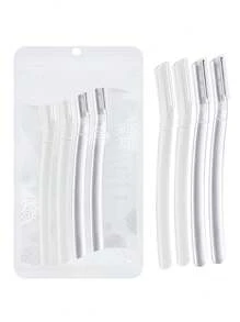 4 件/3 件修眉刀，修眉刀，用于眉毛、面部和唇部脱毛 - 彩色 - 查看 1