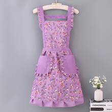 Aprons - [Two-pack] YouYang-pink+Gray - View 9