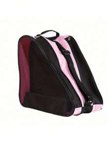 1pc-Skating Bag, With Adjustable Shoulder Strap, Large Capacity Thick Breathable Storage Bag, For Roller Skates, Inline Skating Accessories, Portable Storage Bag Car Accessories - Multicolor - View 14