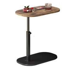 Milky Way Adjustable TV Tray Table Adjustable Side Table, C-Shaped Sofa Side Table, 360° Swivel Small Side Table For Living Room, Bedroom, Sofa TV Tray Table, Small Space Side Table