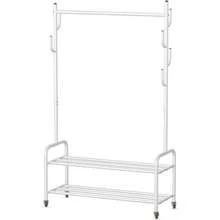 Coat Racks - Blanco+2 niveles - Ver 1